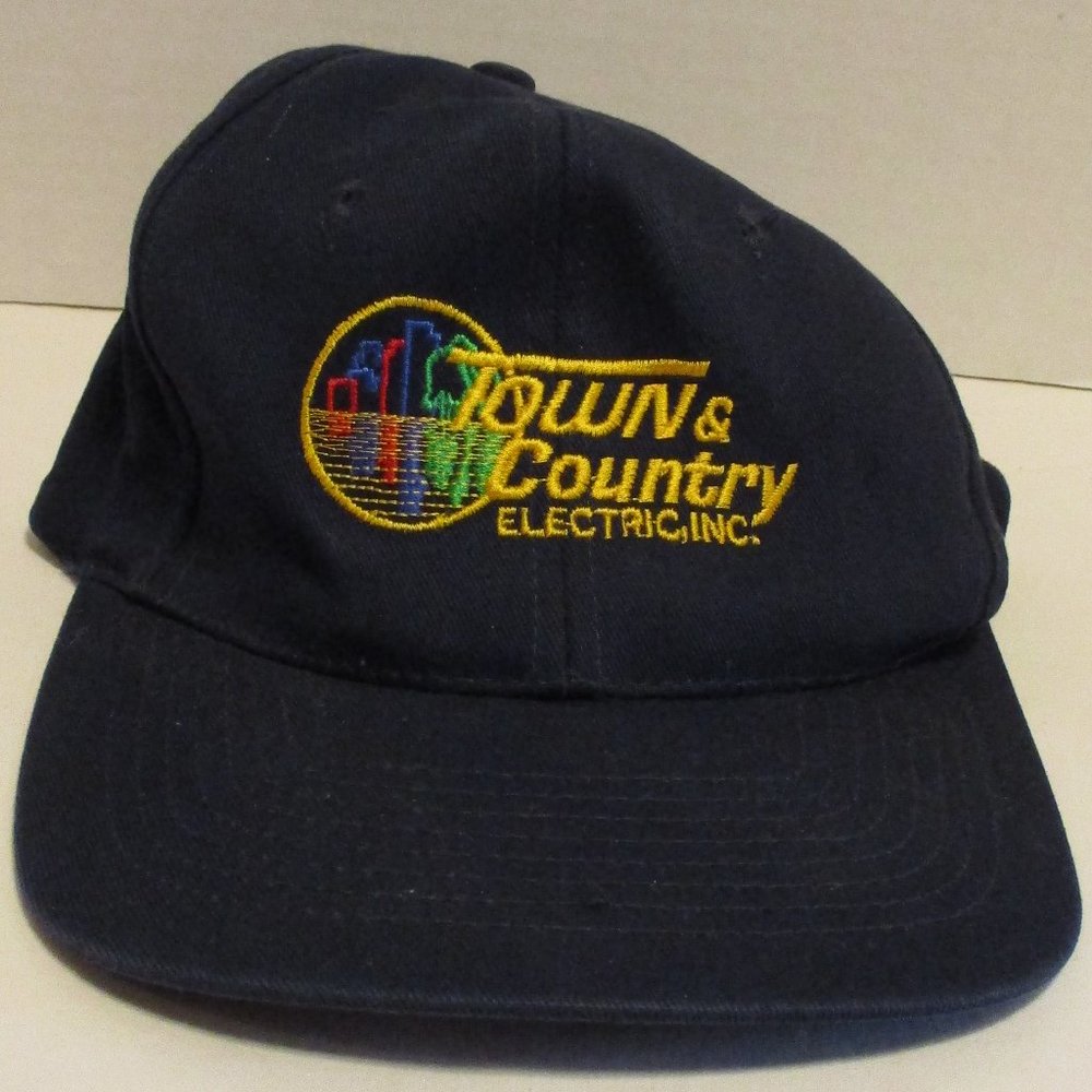 Town Country Electric Hat Men Snapback Work Fun Play Outdoors Hat
